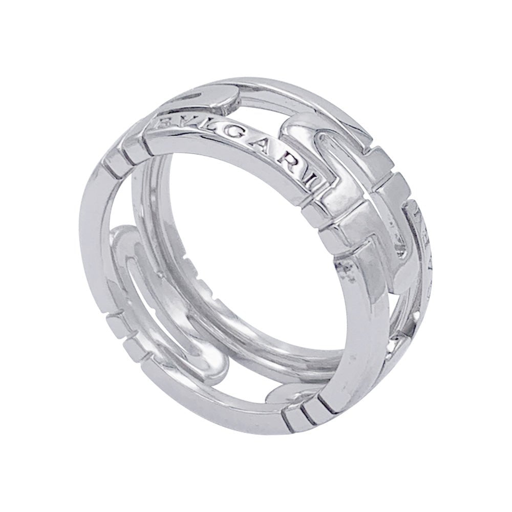 Bague BULGARI "Parentesi Openwork" en or blanc - Castafiore