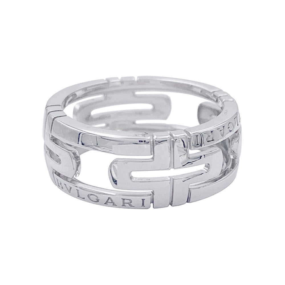 Bague BULGARI "Parentesi Openwork" en or blanc - Castafiore