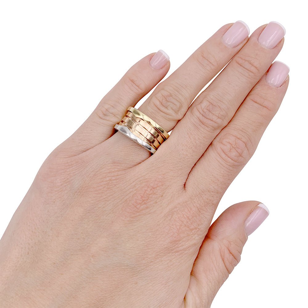 Bague Bulgari,"B.Zero1", trois ors. - Castafiore