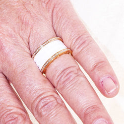 Bague BVLGARI B.ZERO 1 avec diamants - Castafiore