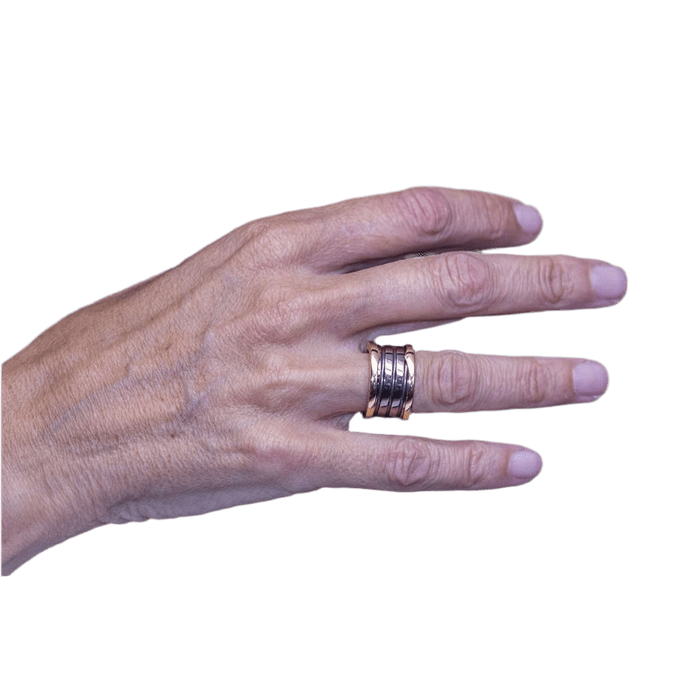 Bague BVLGARI "B.Zero1" en or rose - Castafiore