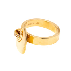 Bague BVLGARI CUORE avec diamants - Castafiore