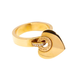 Bague BVLGARI CUORE avec diamants - Castafiore