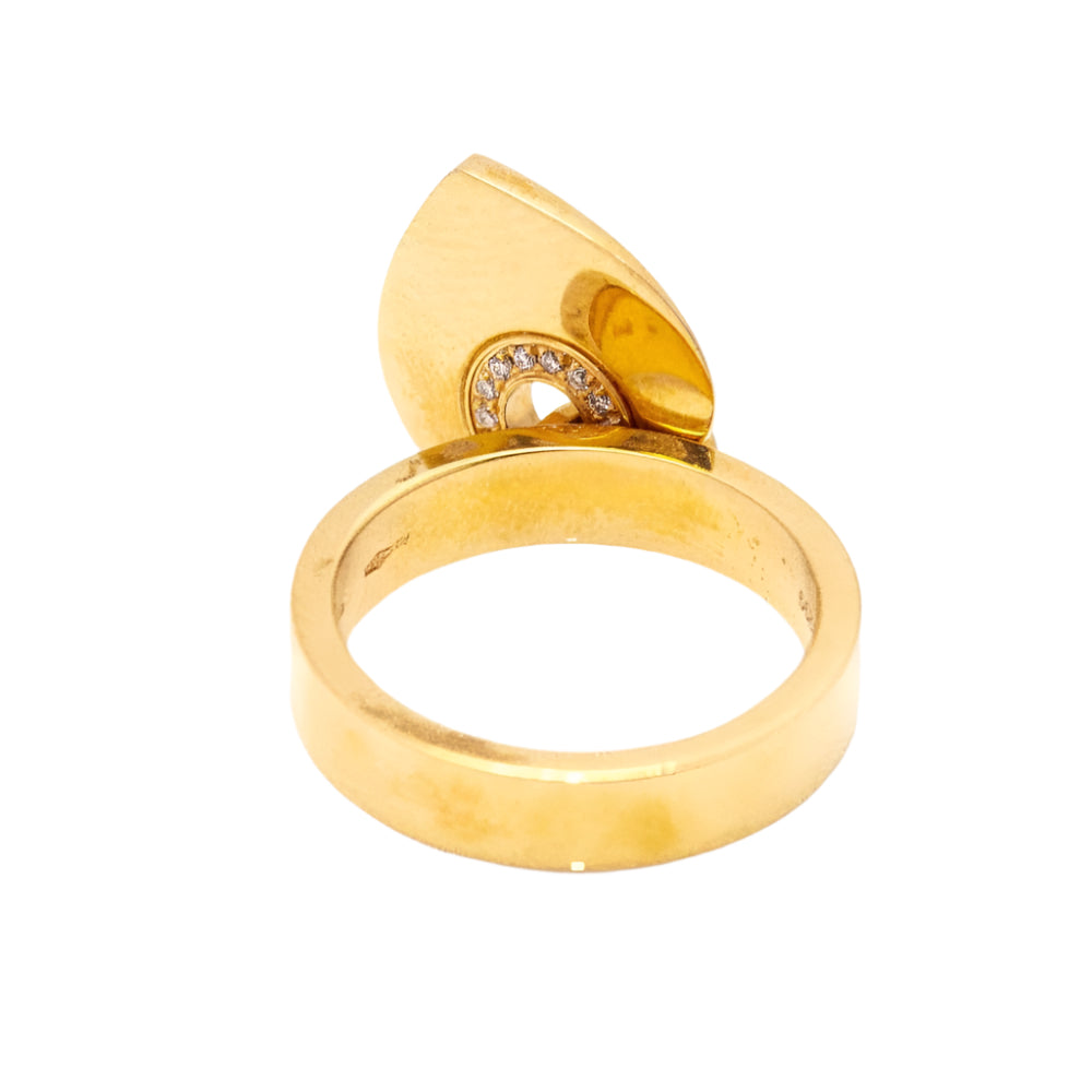 Bague BVLGARI CUORE avec diamants - Castafiore