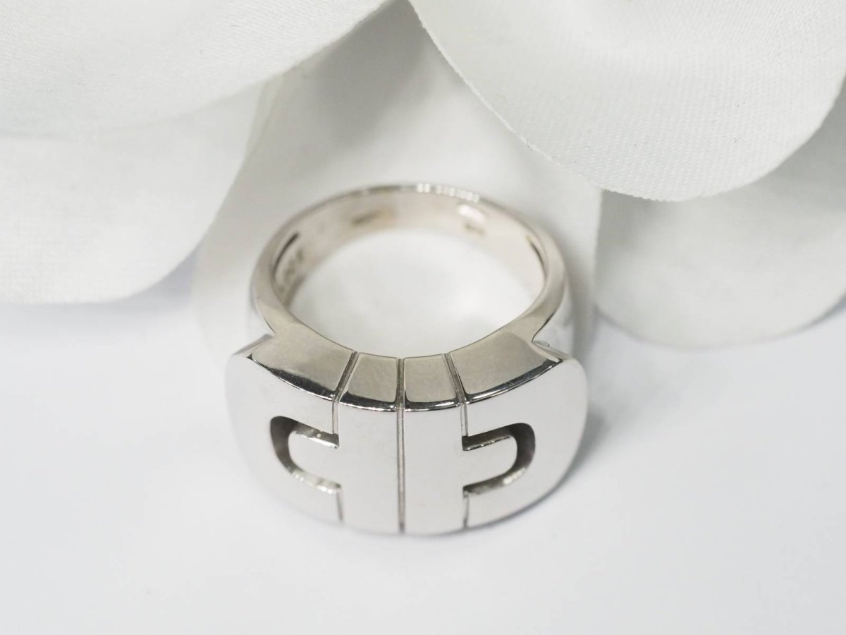 Bague Bvlgari Parentesi en or blanc - Castafiore