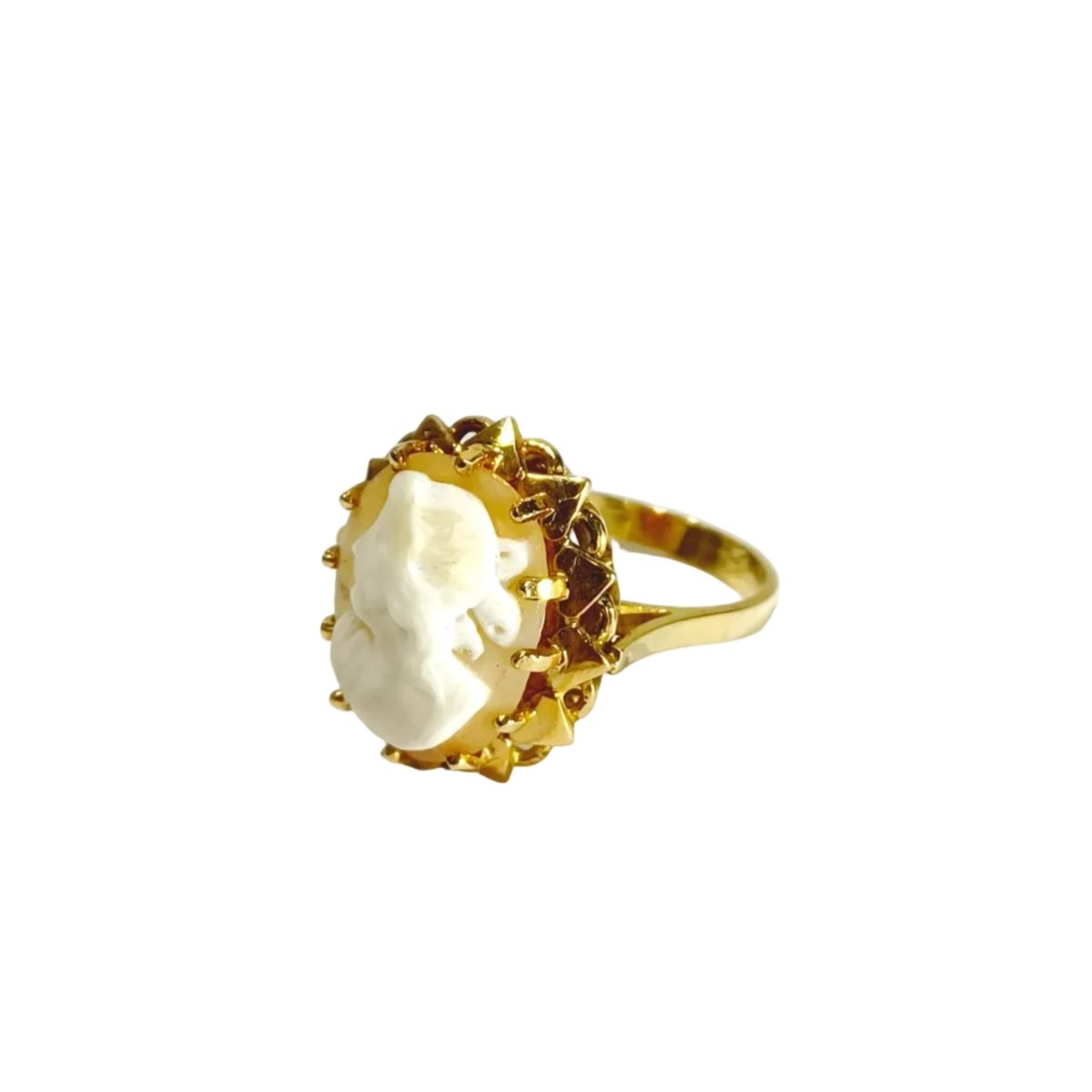 Bague Camée en or rose - Castafiore