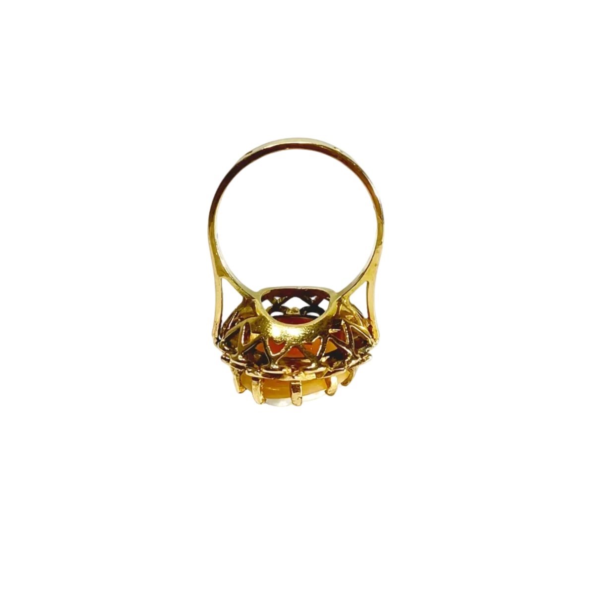 Bague Camée en or rose - Castafiore