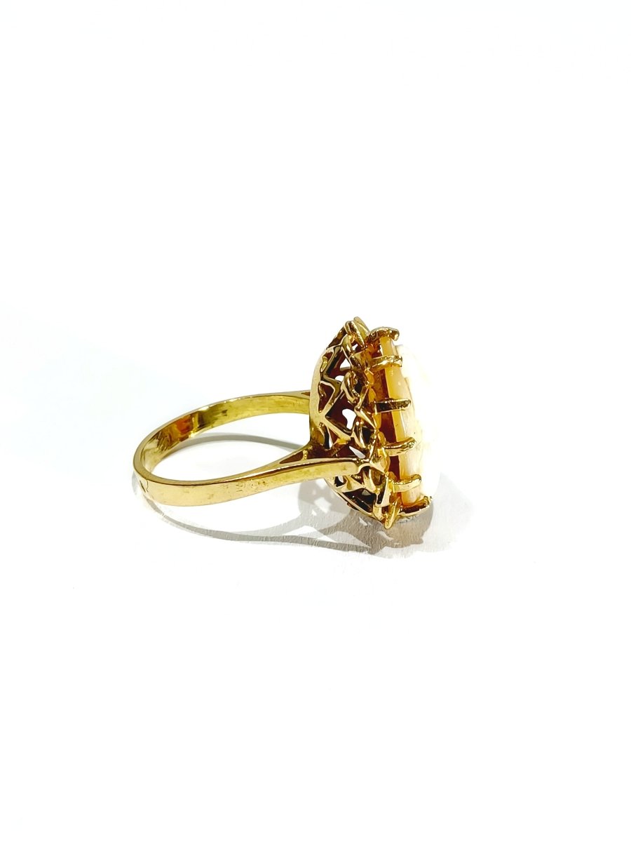 Bague Camée en or rose - Castafiore