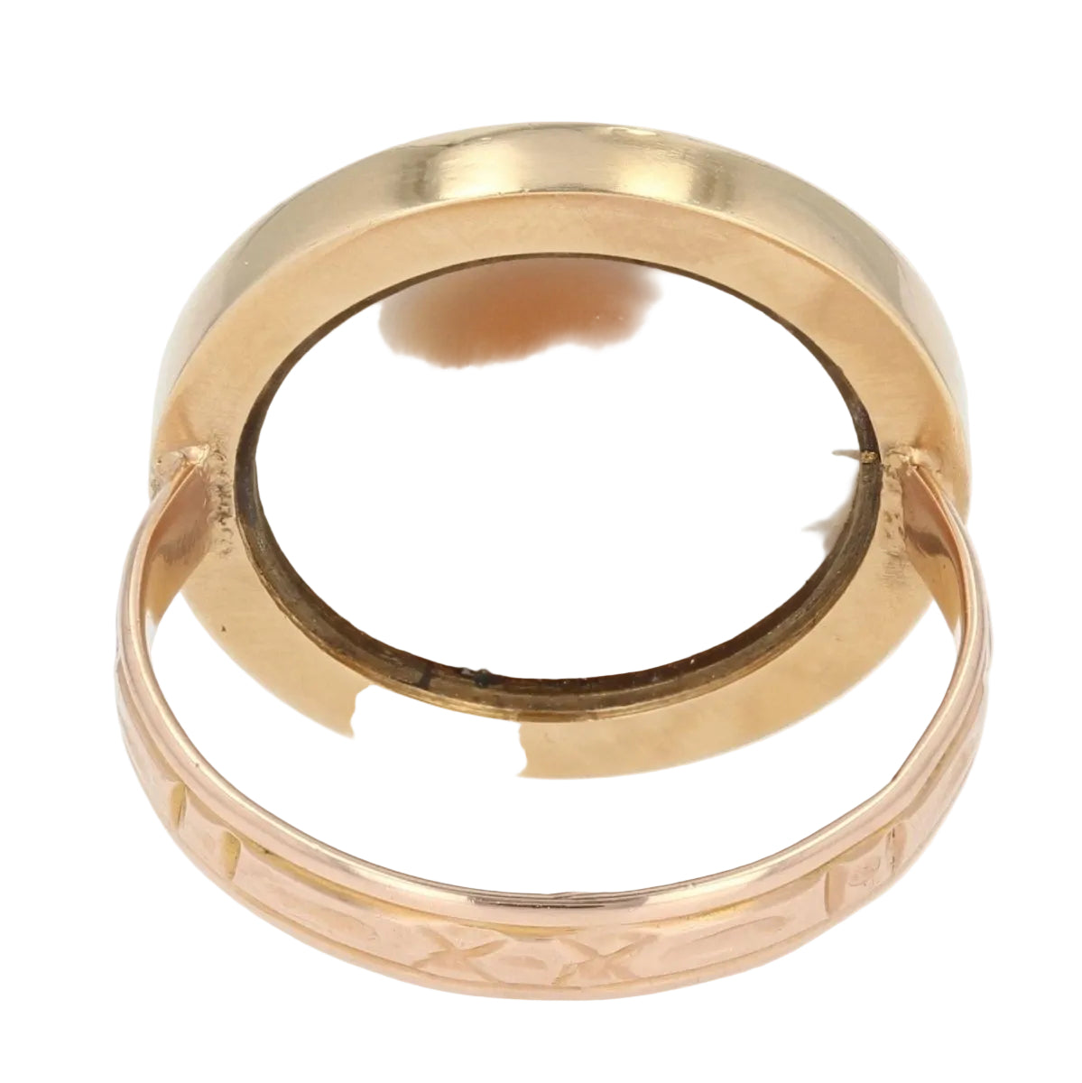 Bague camée sur agate ancienne - Castafiore