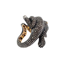 Bague caméléon or et argent diamants - Castafiore