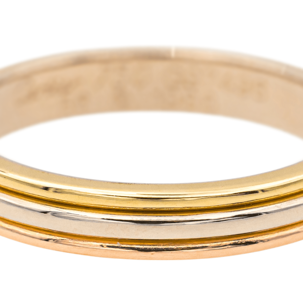 Bague CARTIER Alliance en or jaune, rose et blanc - Castafiore