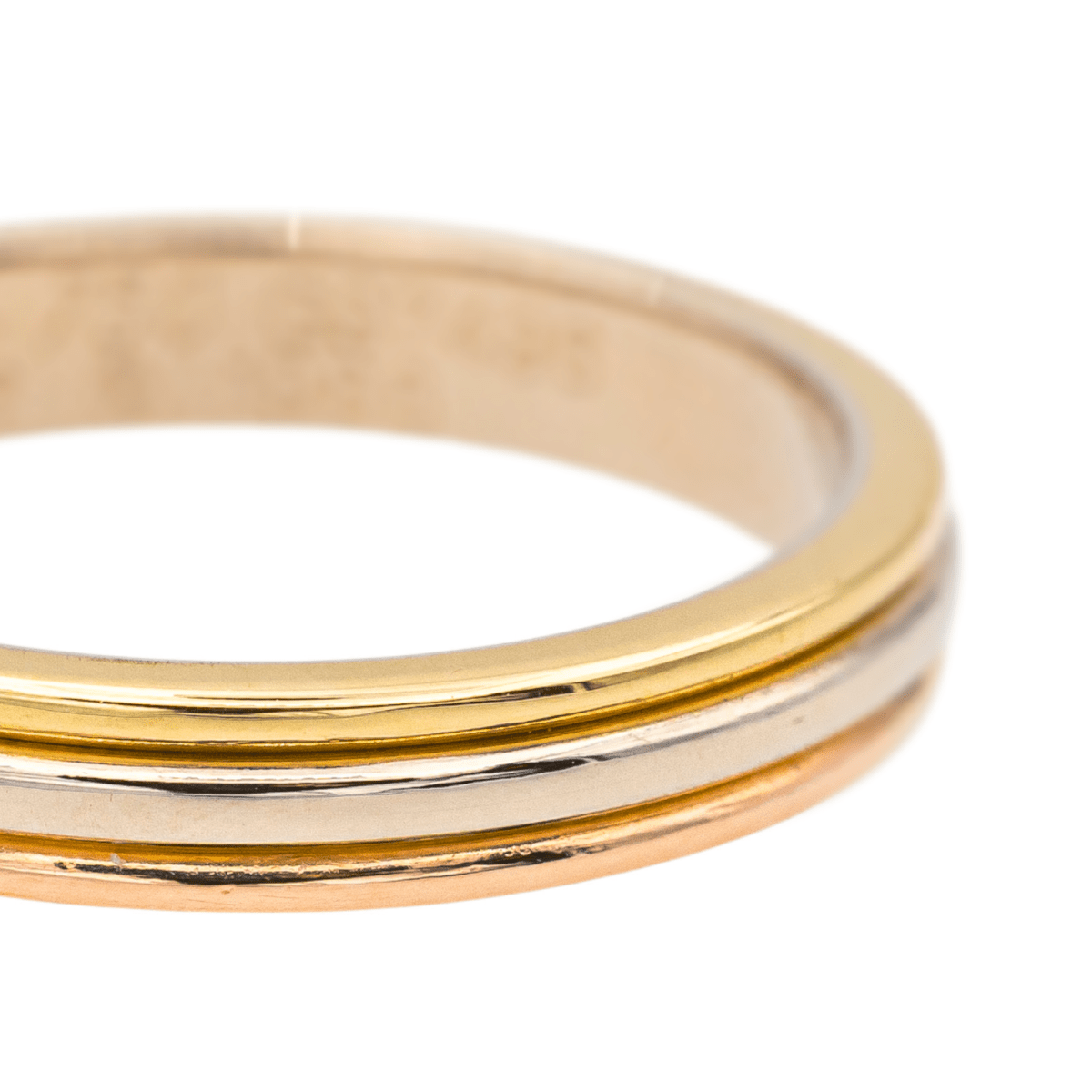 Bague CARTIER Alliance en or jaune, rose et blanc - Castafiore