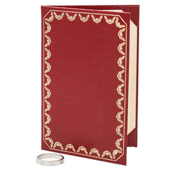 Bague Cartier Alliance Love Or blanc Diamant - Castafiore