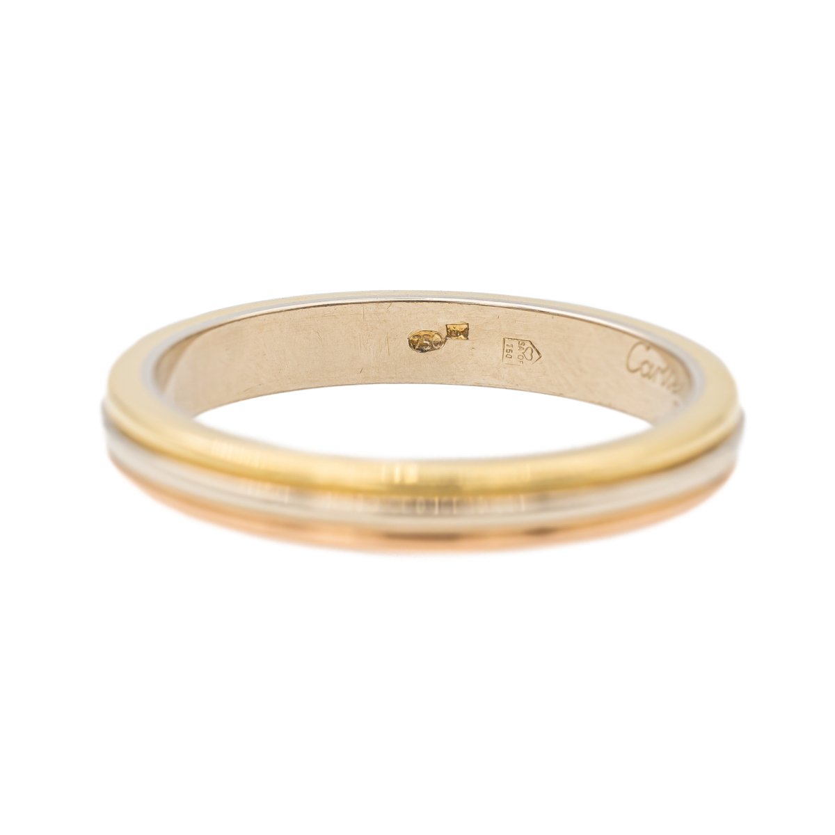 Bague CARTIER "Alliance Vendôme Louis Cartier" trois ors - Castafiore