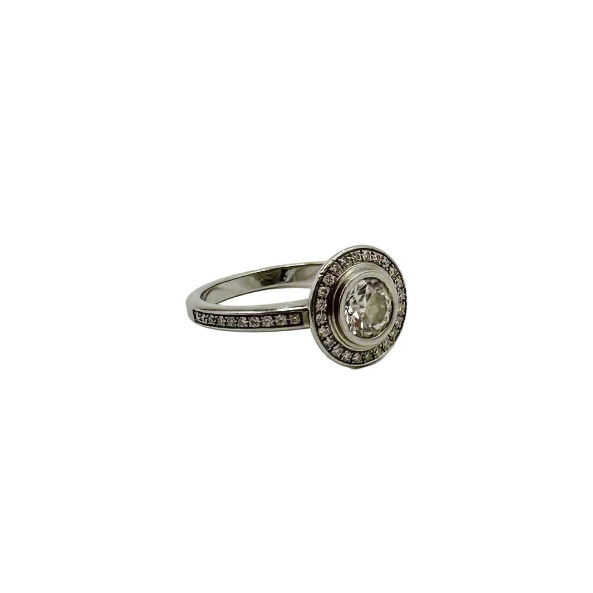 Bague CARTIER "Cartier d'Amour" en platine et diamants - Castafiore