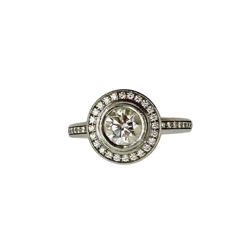 Bague CARTIER "Cartier d'Amour" en platine et diamants - Castafiore