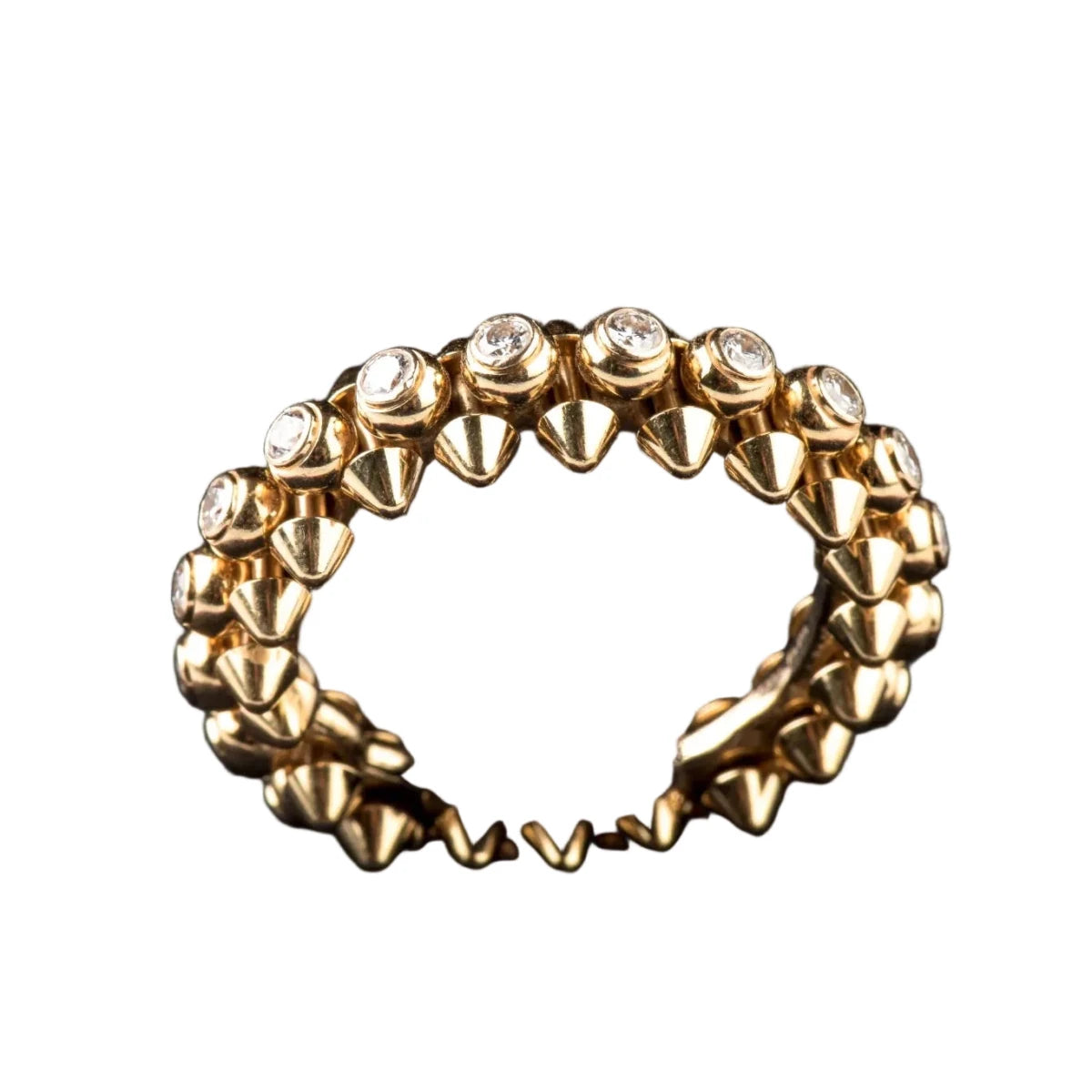 Bague CARTIER "Clash" en or rose et diamants - Castafiore