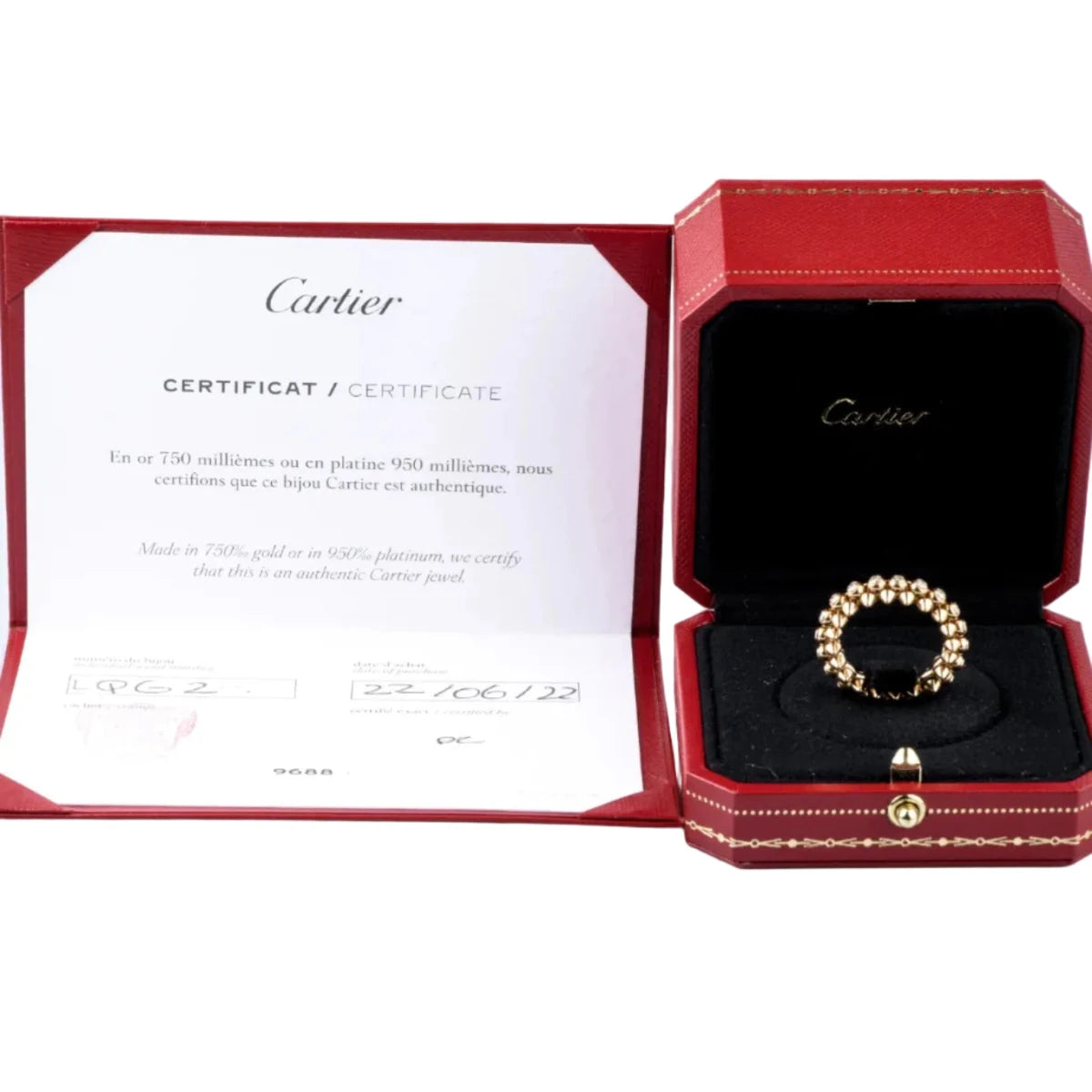 Bague CARTIER "Clash" en or rose et diamants - Castafiore