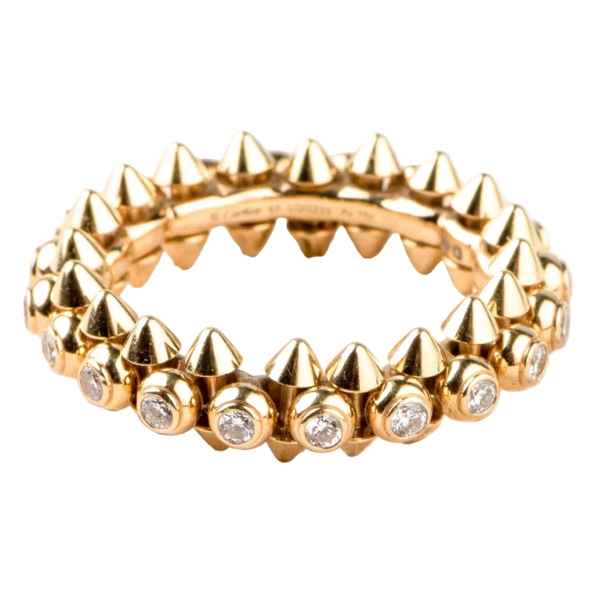 Bague CARTIER "Clash" en or rose et diamants - Castafiore