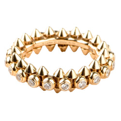 Bague CARTIER "Clash" en or rose et diamants - Castafiore