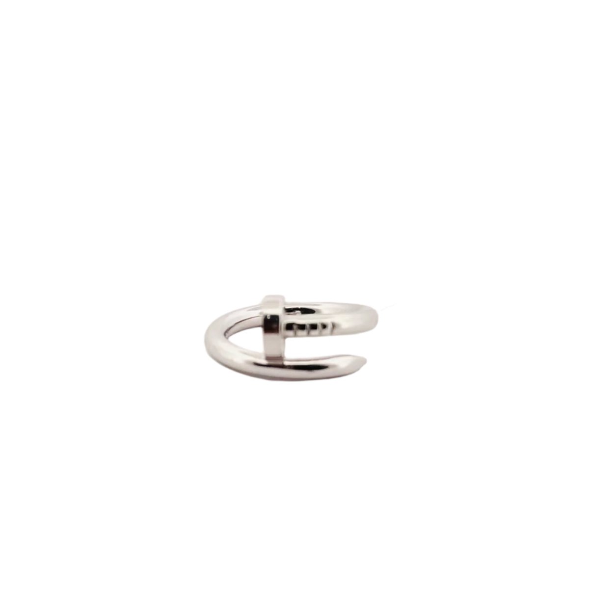 Bague CARTIER, "Clou" en or blanc - Castafiore