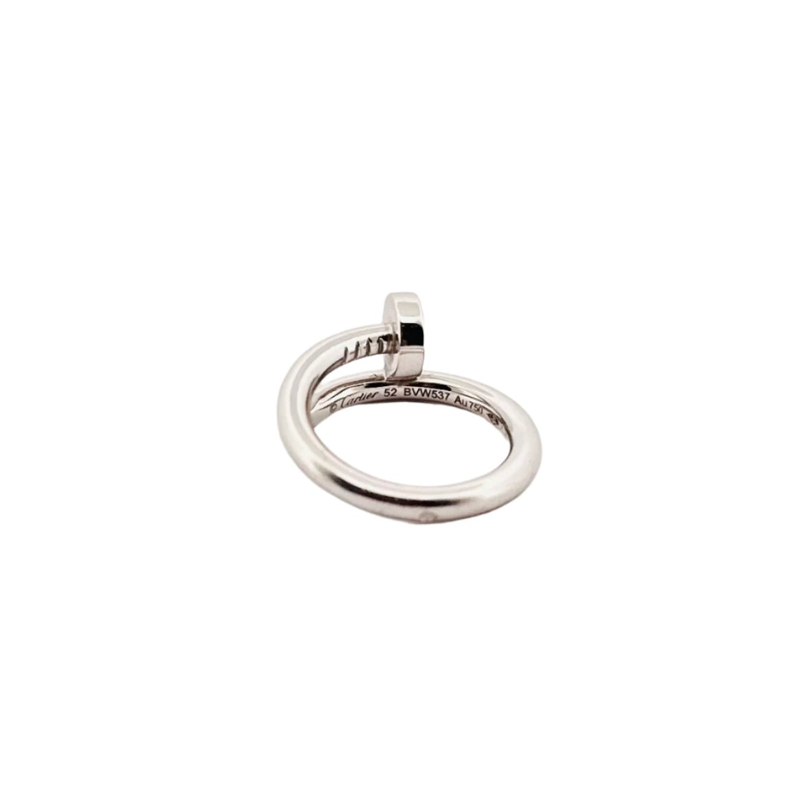 Bague CARTIER, "Clou" en or blanc - Castafiore