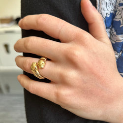 Bague CARTIER "Cougar" trois ors - Castafiore