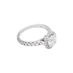 Bague Cartier "Destinée" en platine et diamant - Castafiore