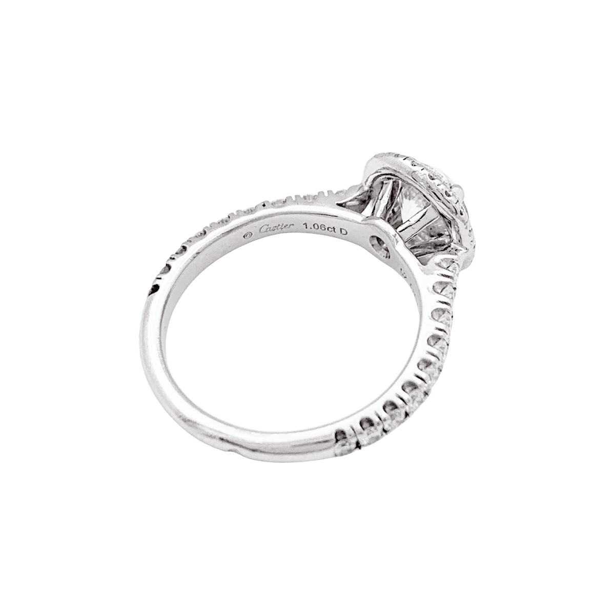 Bague Cartier "Destinée" en platine et diamant - Castafiore