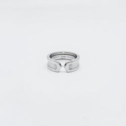 Bague Cartier "Double C" en or blanc - Castafiore