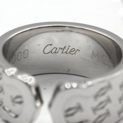 Bague CARTIER Double C en or blanc - Castafiore