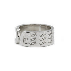 Bague CARTIER Double C en or blanc - Castafiore