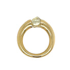 Bague Cartier Ellipse en or jaune avec diamants - Castafiore