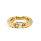 Bague Cartier Ellipse en or jaune avec diamants - Castafiore