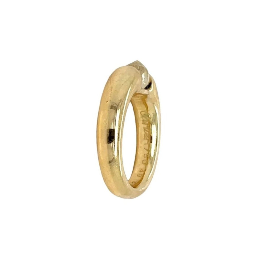 Bague Cartier Ellipse en or jaune avec diamants - Castafiore