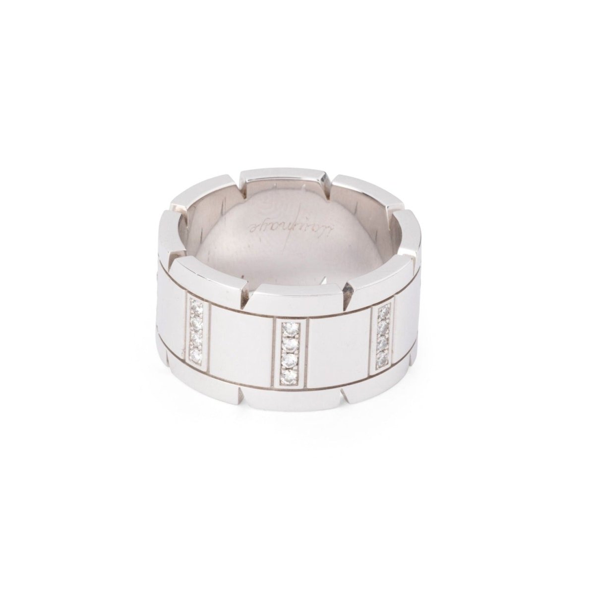 Bague CARTIER en or blanc et diamant - Castafiore
