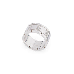 Bague CARTIER en or blanc et diamant - Castafiore