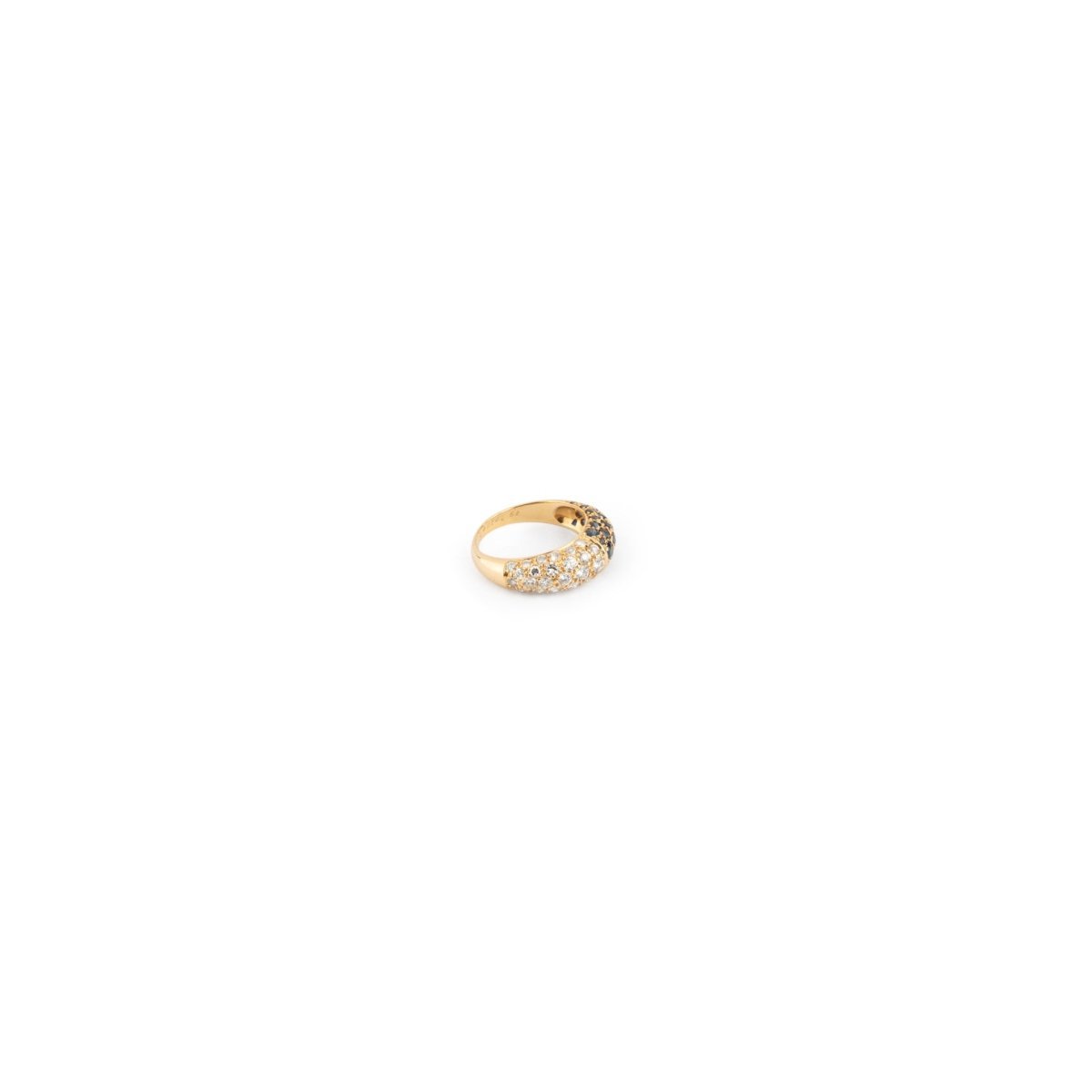 Bague CARTIER en or jaune diamants et saphirs - Castafiore