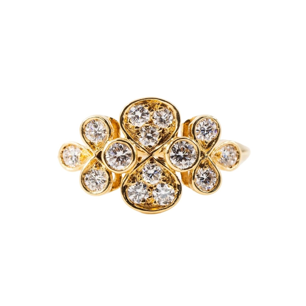 Bague CARTIER en or jaune et diamants - Castafiore