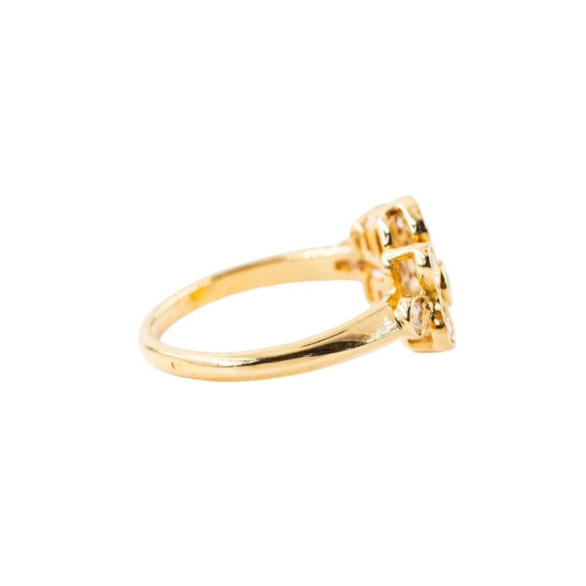 Bague CARTIER en or jaune et diamants - Castafiore