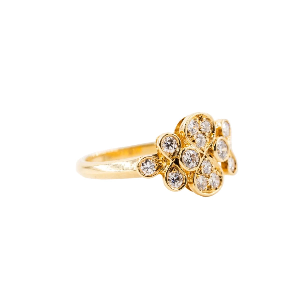 Bague CARTIER en or jaune et diamants - Castafiore