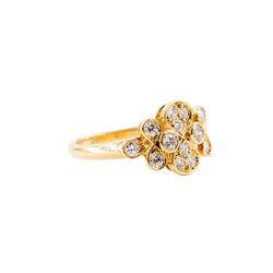 Bague CARTIER en or jaune et diamants - Castafiore