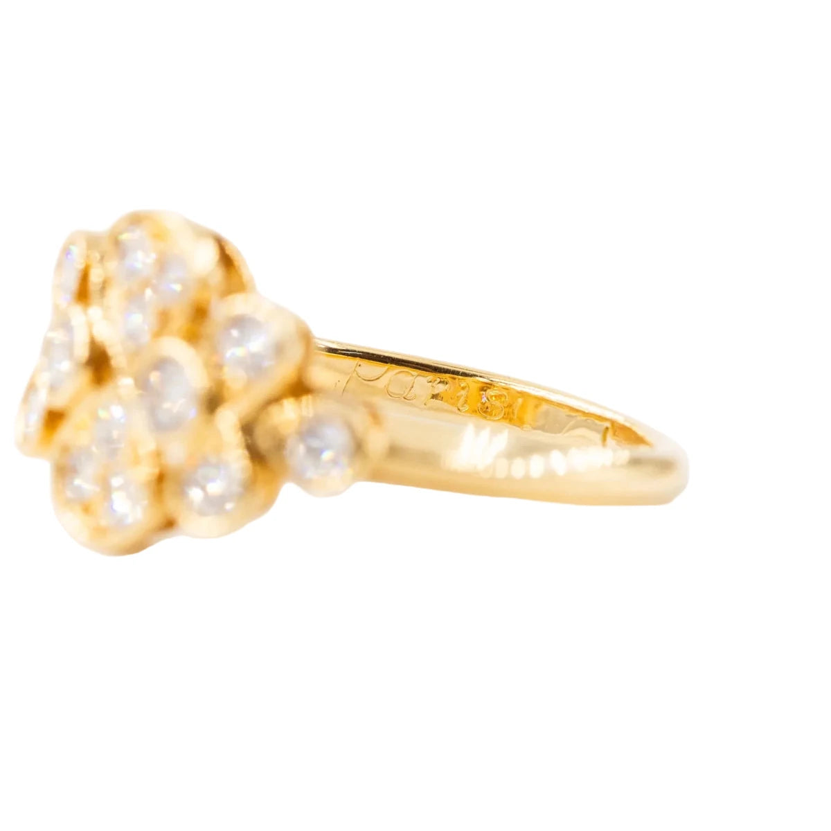 Bague CARTIER en or jaune et diamants - Castafiore