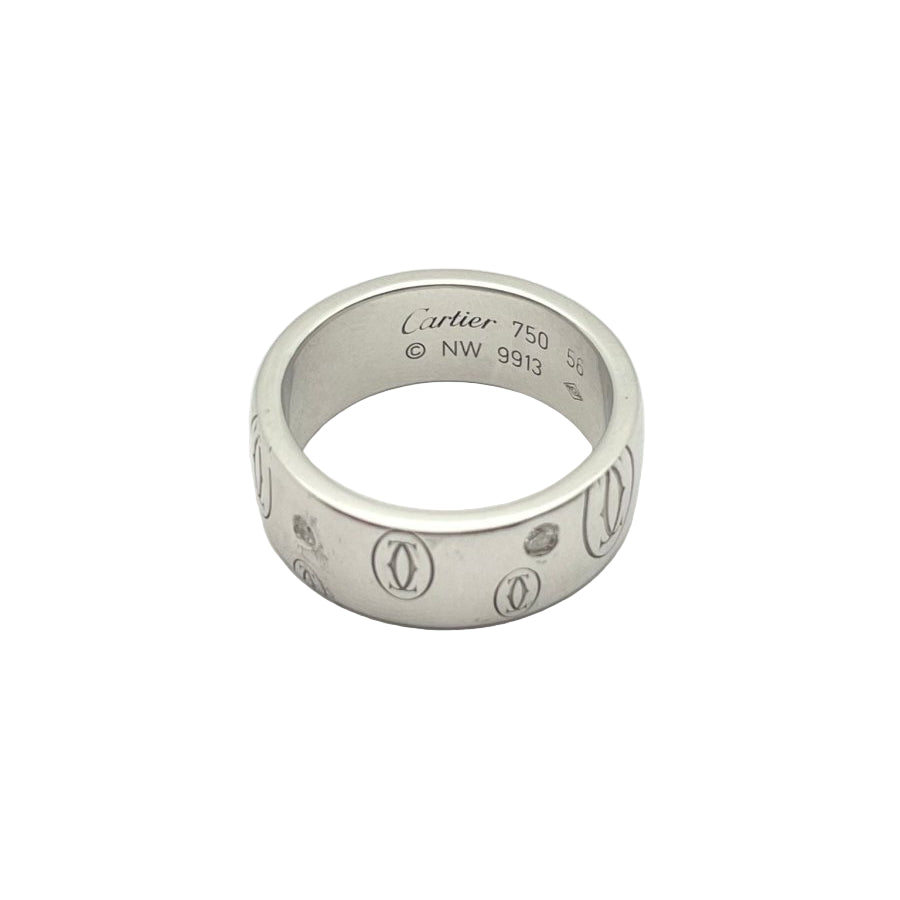 Bague CARTIER Happy birthday en or blanc et diamants - Castafiore