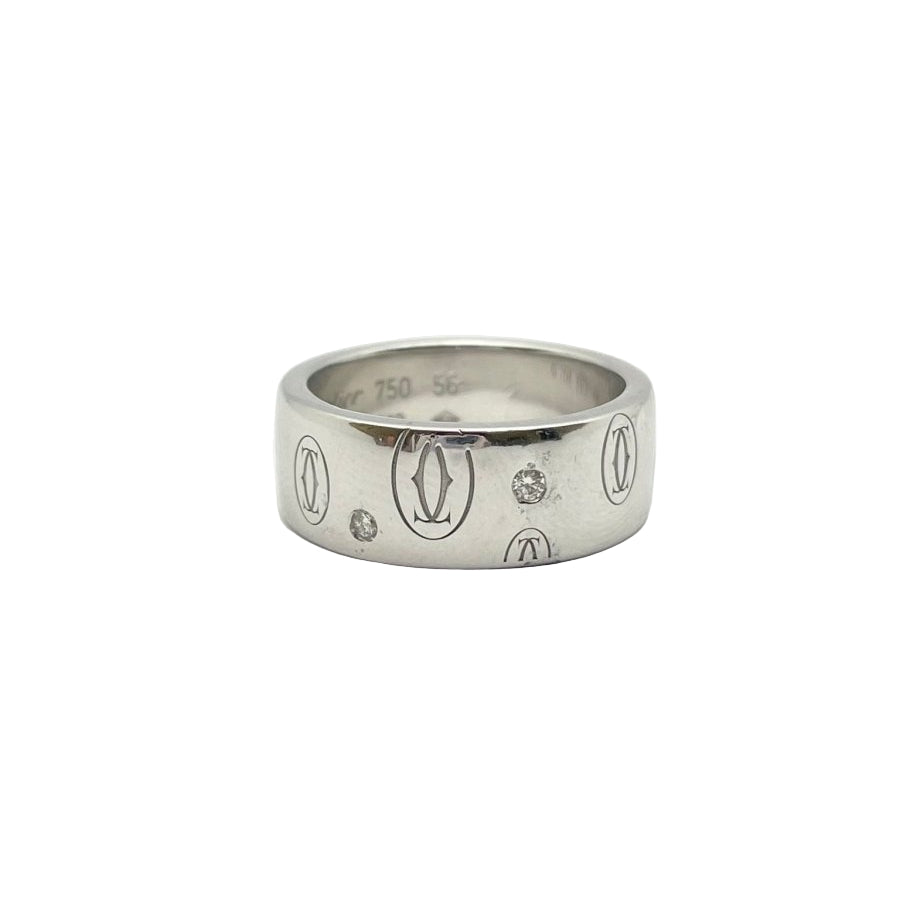 Bague CARTIER Happy birthday en or blanc et diamants - Castafiore