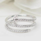 Bague CARTIER "Juste un Clou" en or blanc et diamant - Castafiore