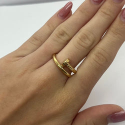 Bague CARTIER Juste un clou en or jaune - Castafiore