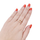 Bague CARTIER "Juste Un Clou" en or rose et diamant - Castafiore