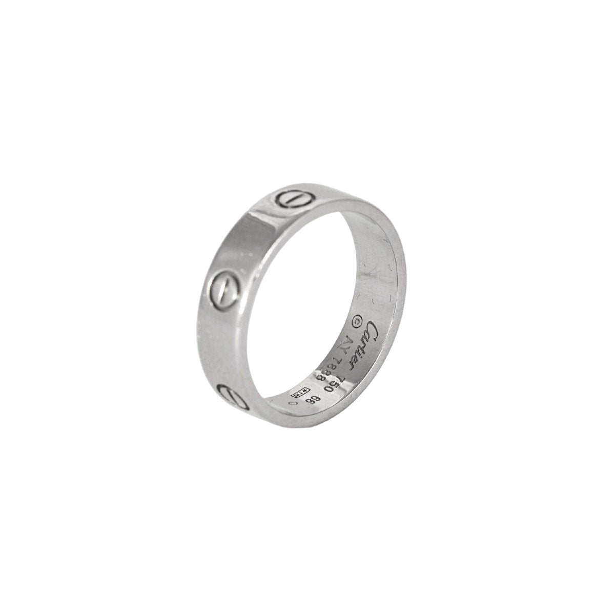 Bague CARTIER Love classique en or blanc - Castafiore