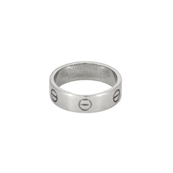 Bague CARTIER Love classique en or blanc - Castafiore
